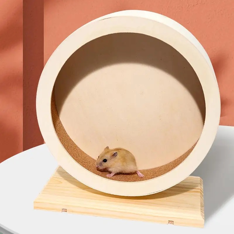 Бесшумное деревянное колесо дл – обзор и цена Hamster Cage Wheel